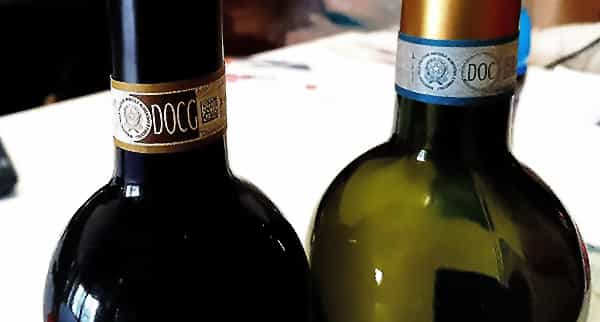 вино DOCG государственная марка на бутылке